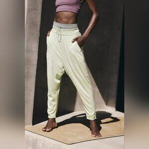 FP MOVEMENT in;Diyain; Harem pants in lemongrass NWT